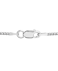 Men's Diamond Om 22" Pendant Necklace (1/2 ct. t.w.) in Sterling Silver