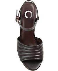 Journee Collection Women's Charmaine Block Heel Sandals