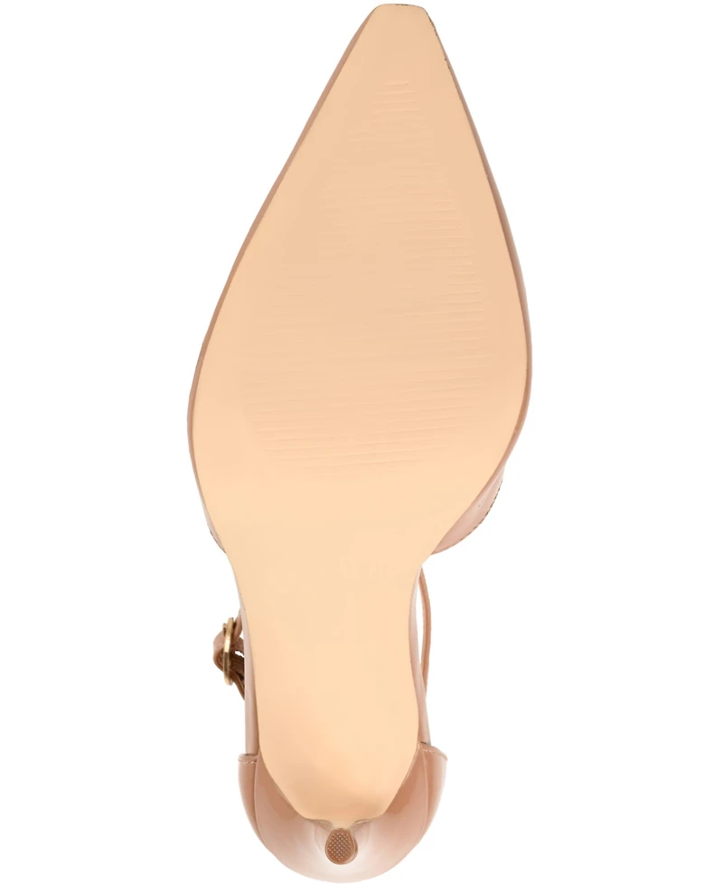 Journee Collection Women's Miriem Ankle Strap Stiletto Pumps