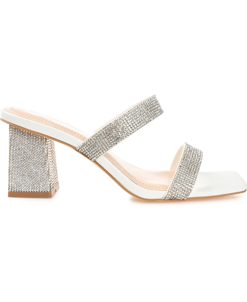 Journee Collection Women's Shandee Rhinestone Sandals
