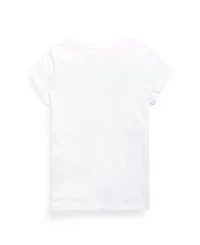 Polo Ralph Lauren Big Girls Cotton Jersey Short Sleeve T-shirt