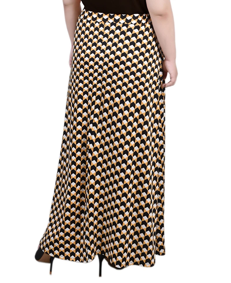 Plus Maxi Length Skirt