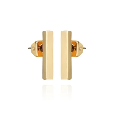 Vince Camuto Gold-Tone Rectangle Bar Stud Earrings