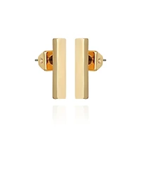 Vince Camuto Gold-Tone Rectangle Bar Stud Earrings