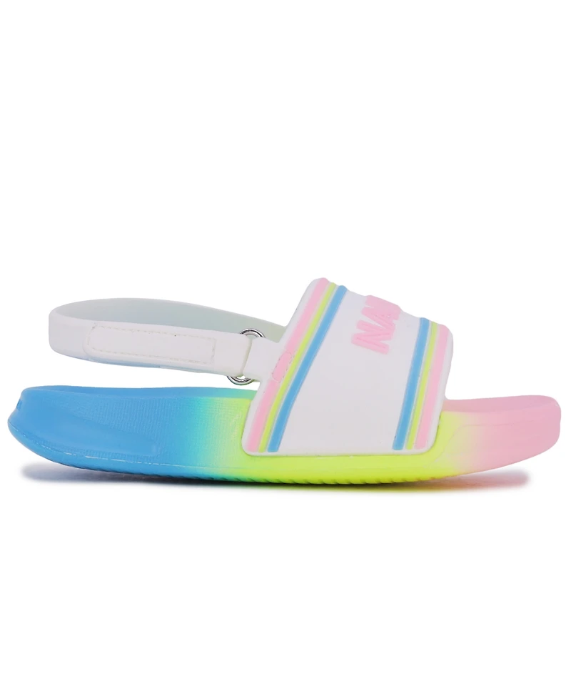 Nautica Toddler and Little Girls Luz Slide Sandals