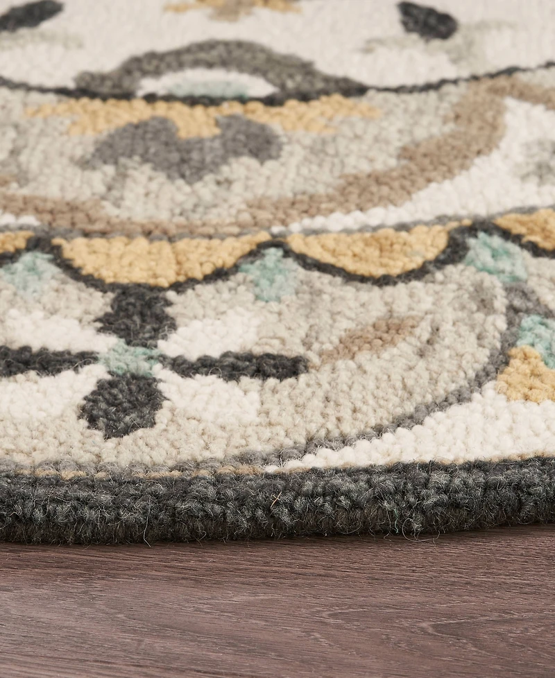 Lr Home Radiance Rdc-100 6' x 6' Round Area Rug