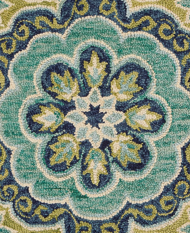 Lr Home Radiance Rdc-076 4' x 4' Round Area Rug