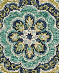 Lr Home Radiance Rdc-076 4' x 4' Round Area Rug