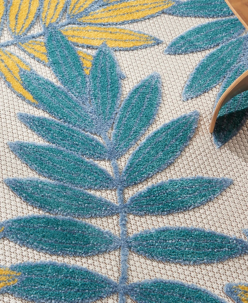 Nourison Home Aloha ALH18 4' x Round Area Rug