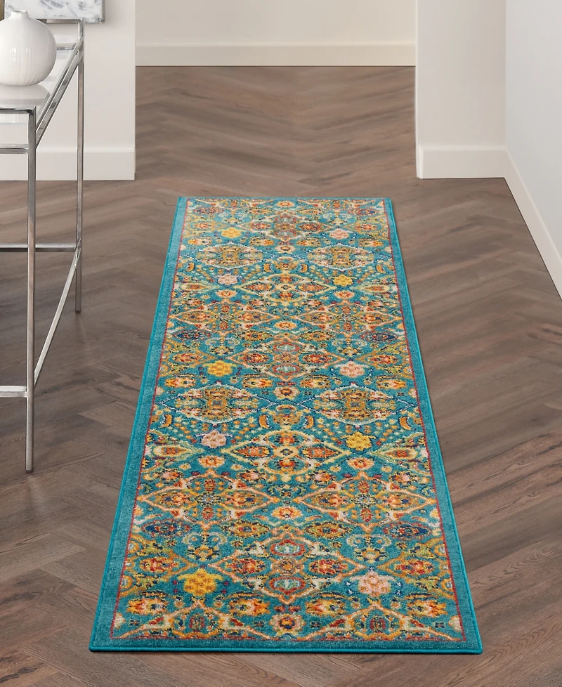 Nourison Home Allur ALR03 2'3" x 7'6" Runner Rug