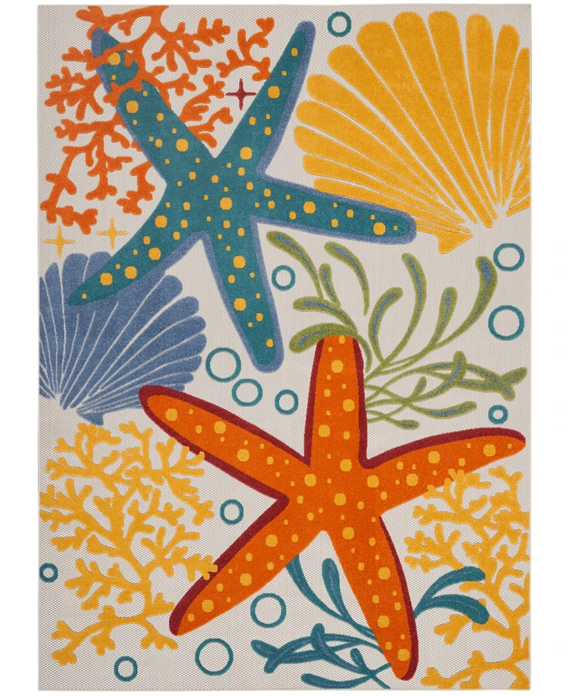 Nourison Home Aloha ALH24 7'10" x 10'6" Outdoor Area Rug