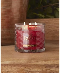 Holly berry Fragrance Honeycomb Glass Jar Candle