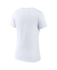 Women's Fanatics White Colorado Avalanche 2022 Western Conference Champions Locker Room V-Neck T-shirt