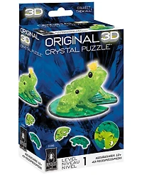 BePuzzled 3D Frog Crystal Puzzle Set, 43 Piece