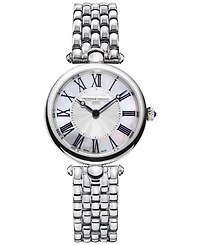 Frederique Constant Women's Swiss Art Deco Stainless Steel Bracelet Watch 30mm