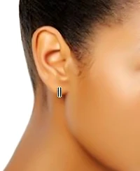 Giani Bernini Cubic Zirconia Huggie Hoop Earrings