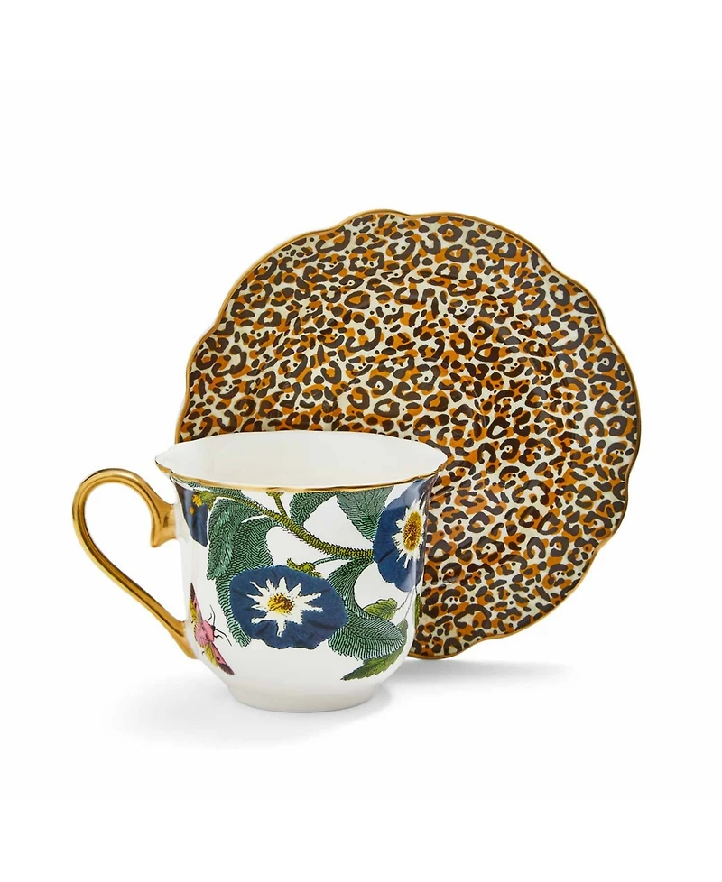 Spode Creatures of Curiosity Leopard Teacup and Saucer