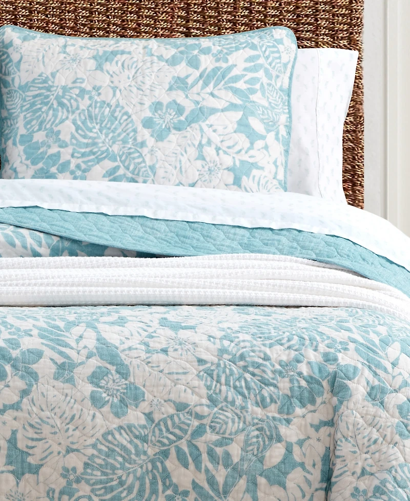 Tommy Bahama Home Laguna Beach Reversible 3 Piece Quilt Set