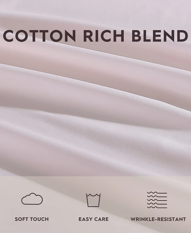 Closeout! Laura Ashley 800 Thread Count Cotton Sateen Blend 4-Pc. Sheet Set