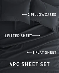 ienjoy Home Style Simplified 4-Pc. Sheet Set