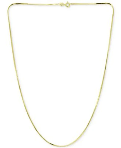 Giani Bernini Square Snake Link Chain Necklace Collection In 18k Gold Plated Sterling Silver Created For Macys