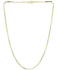 Giani Bernini Square Snake Link Chain Necklace Collection In 18k Gold Plated Sterling Silver Created For Macys