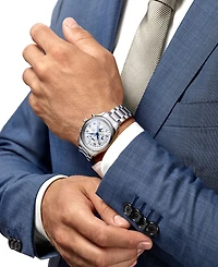 Longines Men's Swiss Automatic Chronograph Master Stainless Steel Bracelet Watch 42mm