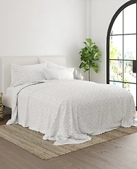 ienjoy Home The Farmhouse Chic Premium Ultra Soft Pattern -Pc. Sheet Set