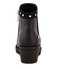 Little Girls Studded Ankle Heel Bootie