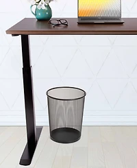 Seville Classics 2-Pk. 6-Gallon Round Mesh Trash Can Recycling Bins