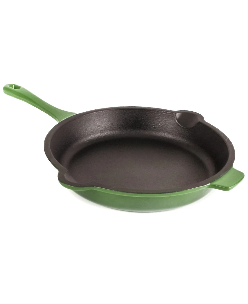 BergHOFF Neo 2pc Cast Iron 10" Fry Pan & 11" Grill Pan Cookware Set