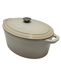 Neo Cast Iron Oval Cast Covered Dutch Oven, 8 Quart