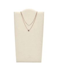 Val Double Gray Mother of Pearl Disc Pendant Necklace