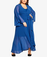 City Chic Plus Size Fleetwood Maxi Dress
