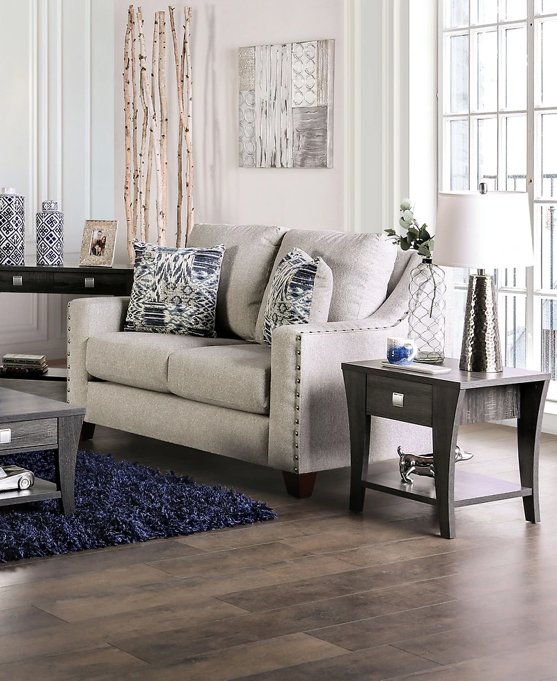 Highridge Sloped Track Arms Loveseat