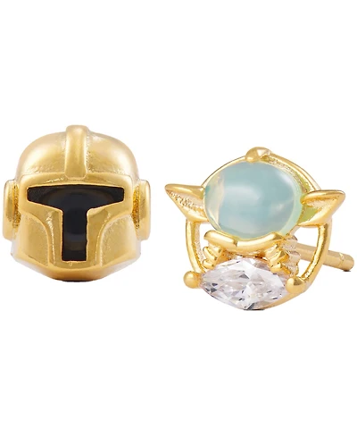 Girls Crew Star Wars Mandalorian Grogu Stud Earrings