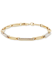 Diamond Link Statement Bracelet (1/2 ct. t.w.) in 14k Gold