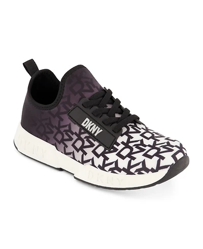 Dkny Little Girls Ombre Slip On Logo Sneakers