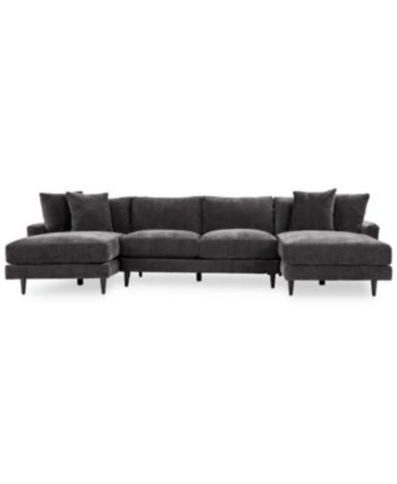 Closeout Mariyah Fabric Sectional Collection Created For Macys