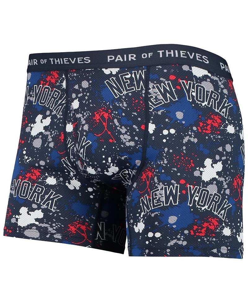 Men's Pair Of Thieves Navy, Blue New York Yankees Super Fit 2-Pack Boxer Briefs Set