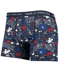 Men's Pair Of Thieves Navy, Blue New York Yankees Super Fit 2-Pack Boxer Briefs Set