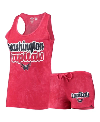 Women's Concepts Sport Red Washington Capitals Billboard Racerback Tank Top and Shorts Set