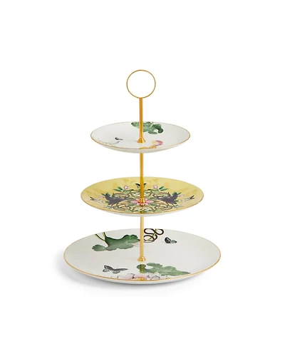 Wedgwood Waterlily Cake Stand, 3 Tier