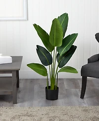 Nearly Natural 4' Travelers Palm Artificial Tree