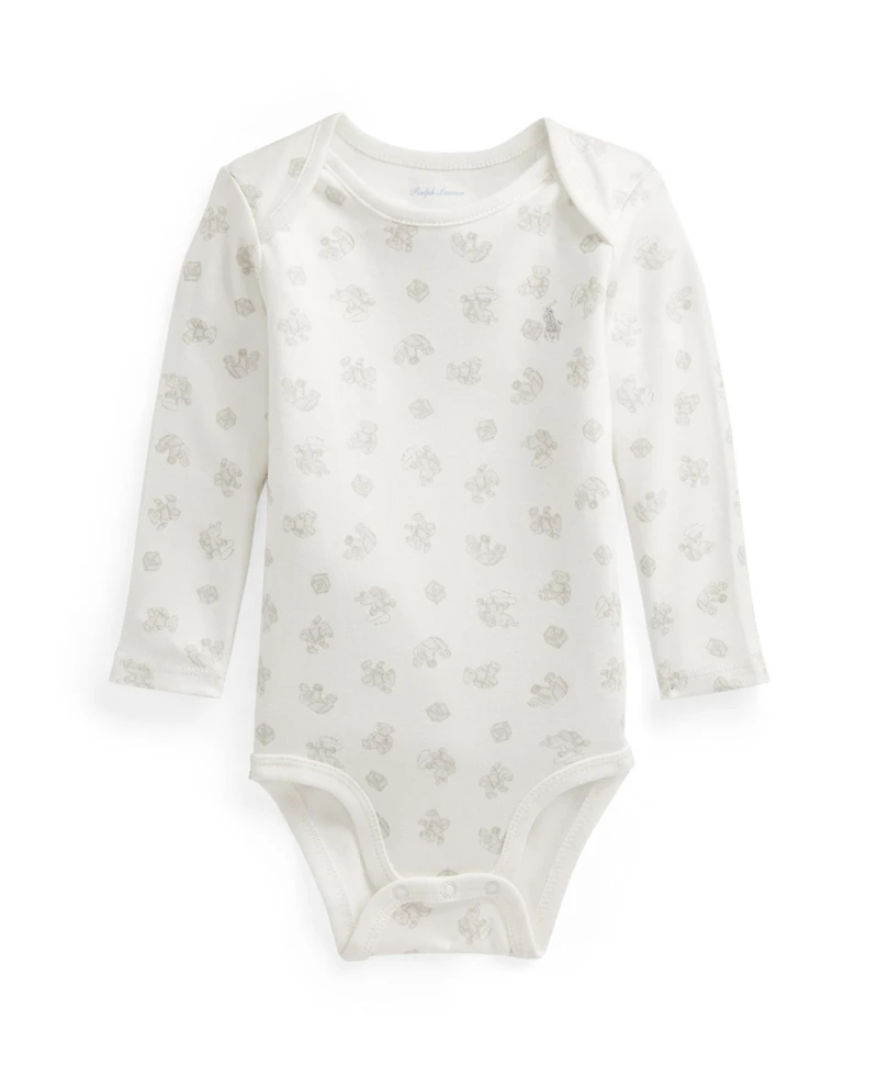 Polo Ralph Lauren Baby Boys Bear-Print Organic Cotton Bodysuit