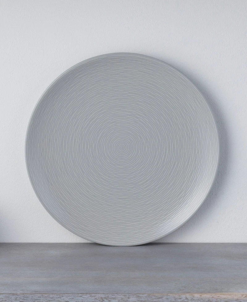 Noritake Swirl Coupe Dinner Plates, Set of 4