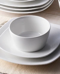 Noritake Swirl Cereal Bowls, Set of 4