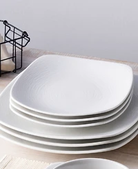 Noritake Swirl Square Salad Plates, Set of 4