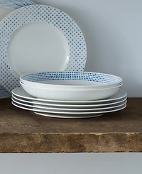 Noritake Hammock "Dots" Dinner Bowls, Set of 4