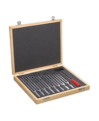 Supertek Tuning Forks with Hammer, Aluminum Set, 9 Piece